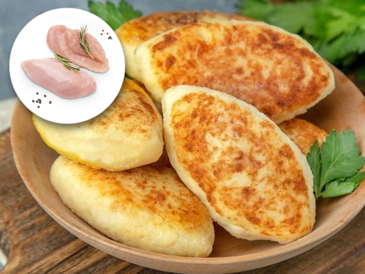 Зрази картопляні з куркою Фото: Зрази картопляні з куркою