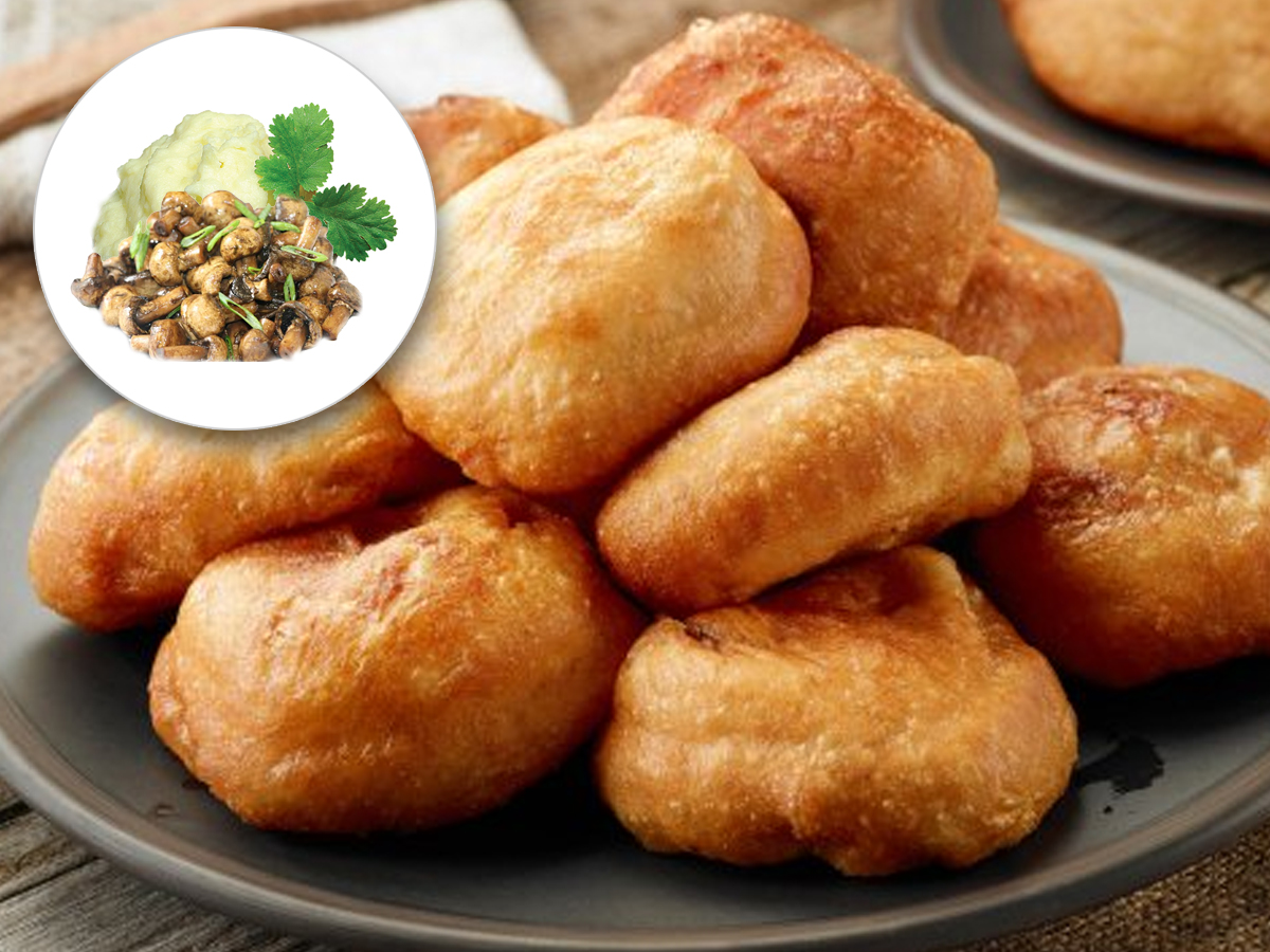 Пиріжки з картоплею та грибами Фото: Пиріжки з картоплею та грибами